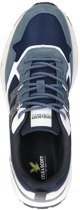 Lyle & Scott Lennox Sneaker, niedrig – Blau – Größe 44