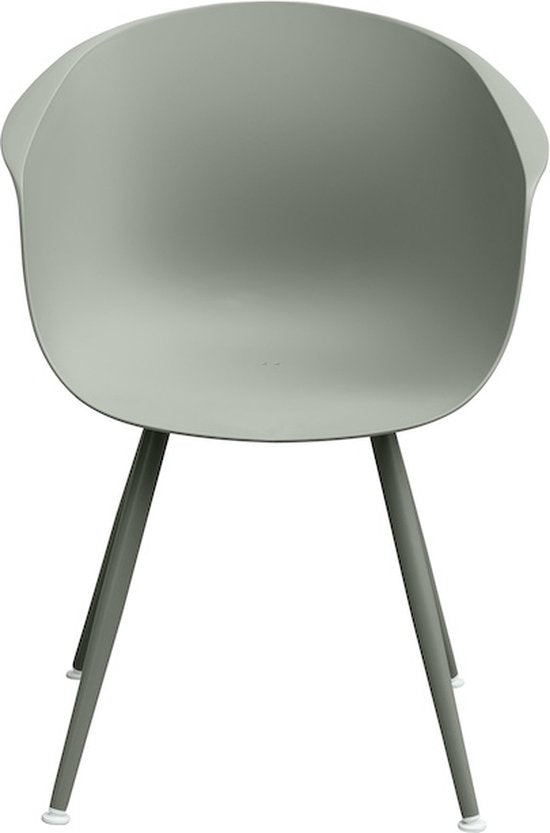 Feel Home - Luxuriöser Schalensitz für den Außenbereich - MOSS Grey - Set aus 2 Teilen
