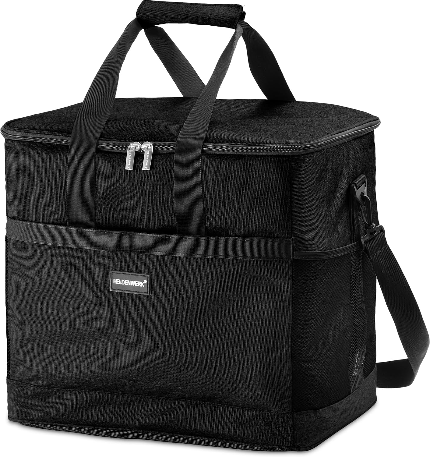 Heroic Kühltasche - 40L- 12 Stunden - 7 Fächer - Schwarz