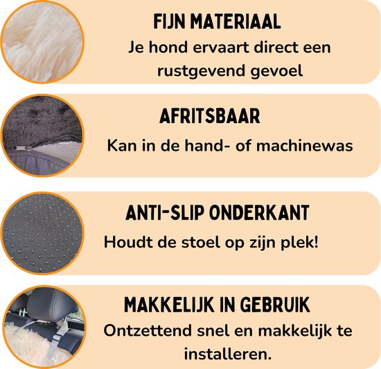 By Cee Cee Car Seat Dog Deluxe Back Seat - Hundekorb Auto mit Sicherheitsgurt - Autokorb Hund - Hundesitz - großer Hund - Beige - Größe M