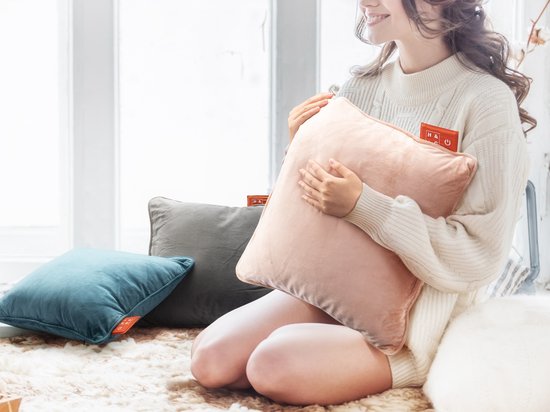 Home&Comfort - Kabelloses Wärmekissen - Velvet Beige - Wiederaufladbar