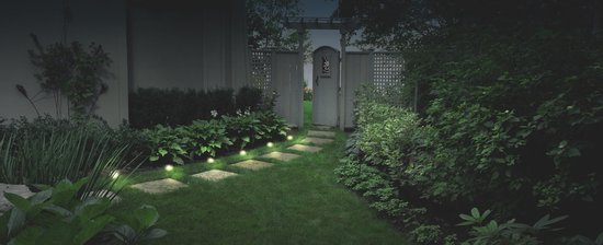 LEDVANCE Gartenbeleuchtung LED: für Boden, ENDURA GARDEN DOT / 6 W, 22-...24- V, Abstrahlwinkel: 33, Warmweiß, 3- K, Gehäusematerial: Polycarbonat (PC), IP65