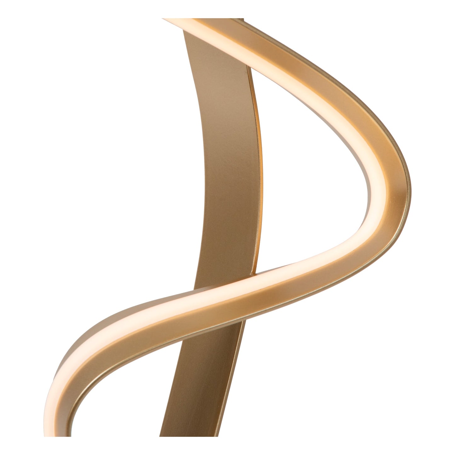 Lucide Lambada Stehlampe – LED – dimmbar – 20 x 33 x 163 cm – Mattgold/Messing