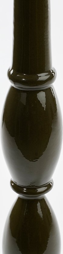 Mica Decorations Duco Beistelltisch - H61 x Ø25 cm - FSC 100% - Recyceltes Aluminium - Dunkelgrün