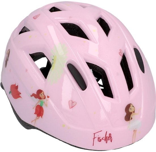 FISCHER FAHRRAD Plus Princess XS/S Kinderhelm Rosa Passform: XS/S Kopfumfang: 48-54 cm