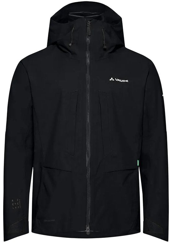 Vaude - Monviso 2.5L Hardshell Jacket - Wasserdichte Regenjacke Outdoor - Herren - Schwarz - Größe M