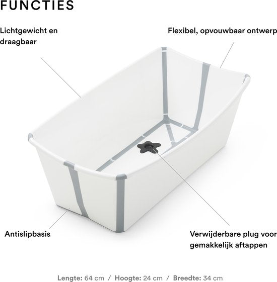 Stokke Flexi Bath Babybadewanne – Weiß