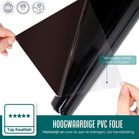 Homewell Autoscheibenfolie HR++ 75x300 - Tönungsfolie | Sonnenschutz Autofolie - Verdunkelung 10%