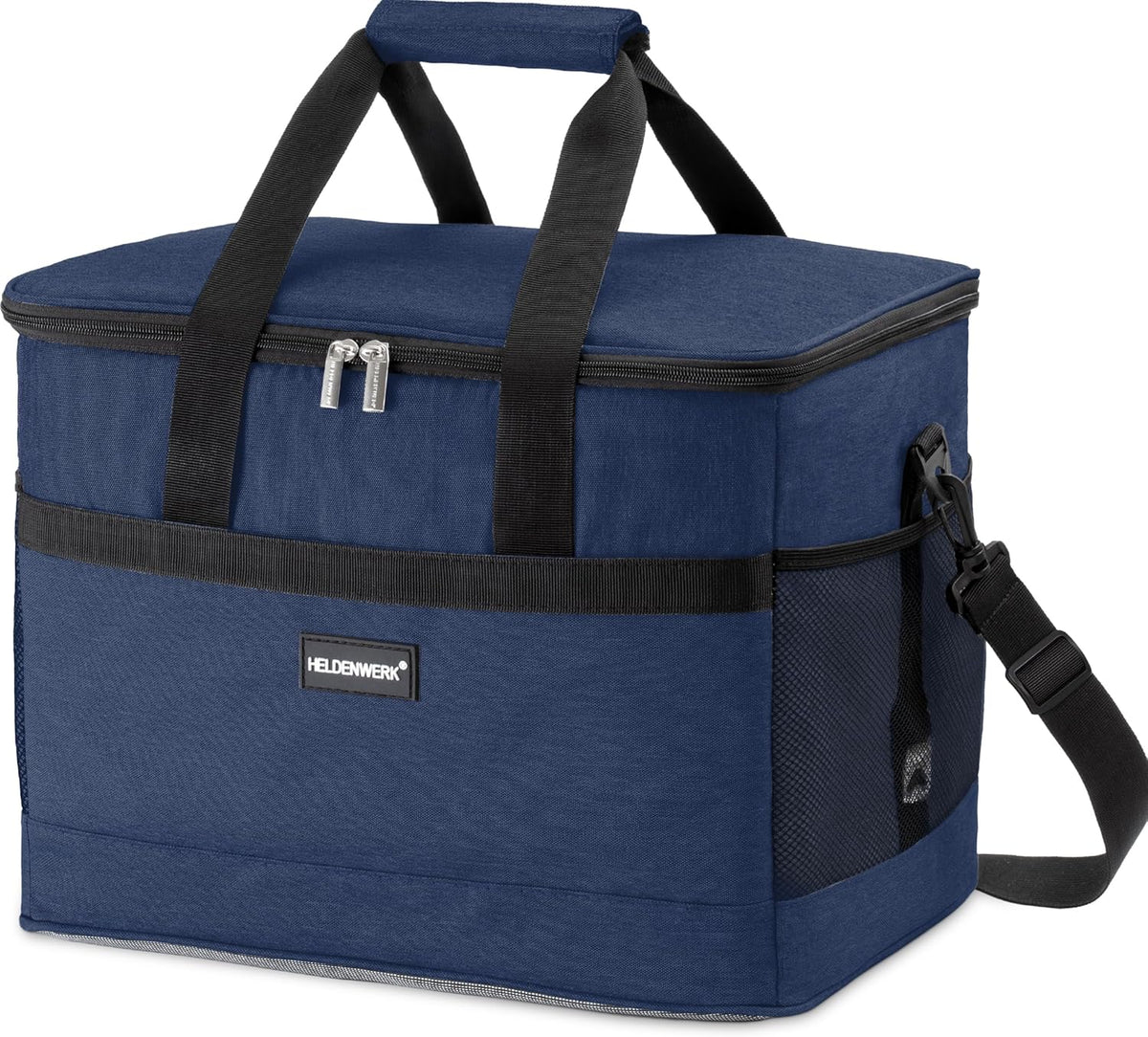 Heroic Kühltasche - 30L - 12 Stunden - 7 Fächer - Marineblau