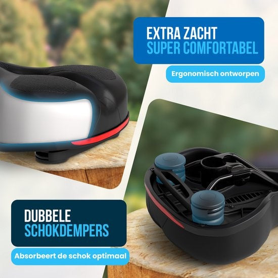 Strex Fahrradsattel - Unisex - Extra bequem - Belüftung