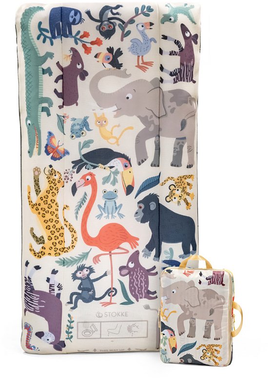 Stokke® JetKids™ Cloudsleeper – Reisematratze 150 cm (Animal Family)