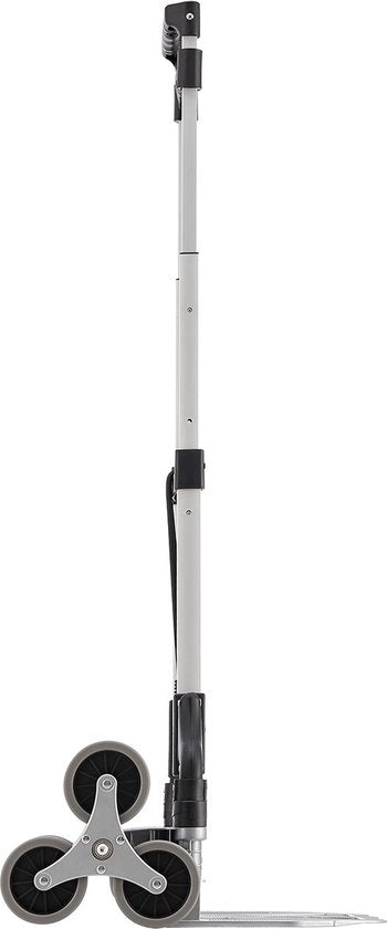 Juskys Zusammenklappbarer Treppenwagen / Steeple Trolley - Max. 80 kg - Inkl. Handschuhe & Expansionsseil