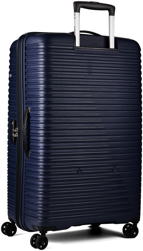 American Tourister Liftoff 4-Rad-Trolley 78 cm mit Erweiterungsfalte – Hartschalenkoffer – TSA-Schloss – Midnight Blue