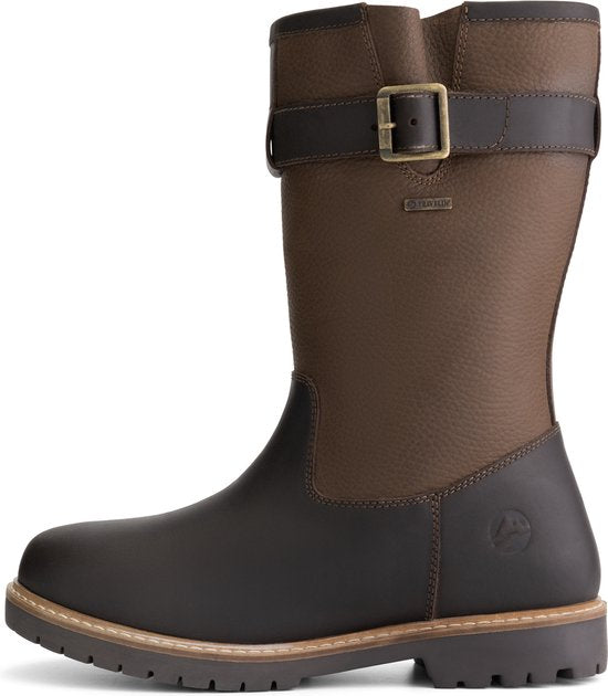 Travelin' Finnmark - Wasserdichter Damenstiefel - Mit Wolle gefüttert - Dunkelbraun - Größe 42