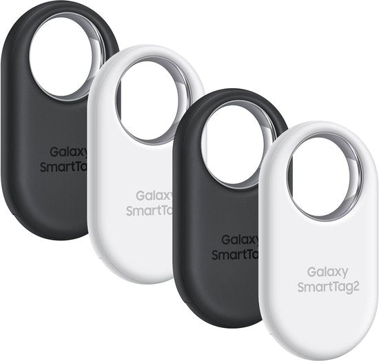 Samsung Galaxy SmartTag 2 (4er-Pack) – 2x Schwarz und 2x Weiß
