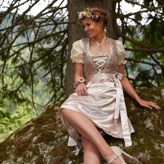 Dressforfun Faschingskostüm Mini-Dirndl Burgau Modell 2 – Damen – Größe XXL