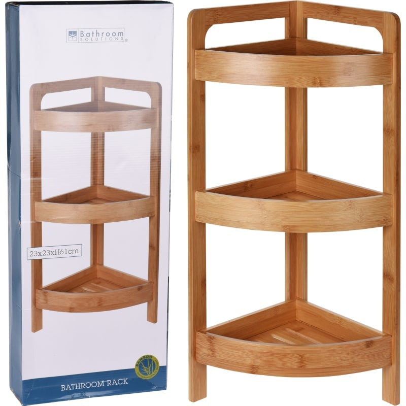 Relaxwonen Badregal - Bambus - 3 Schichten - 23x61cm
