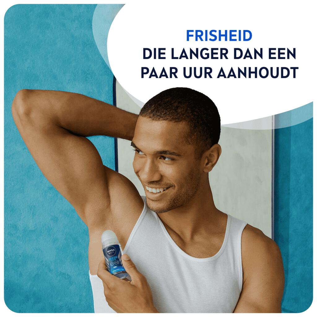NIVEA MEN Fresh Active Deodorant Roller - 50 ml