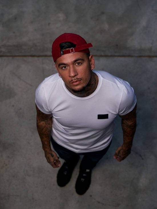 AB Lifestyle - T-Shirt - Platinum Tee | Hellweiß - Herren - Größe: XS