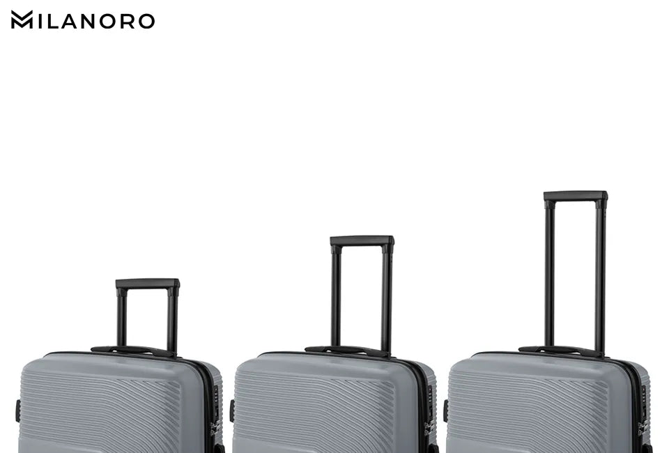 Milanoro Kofferset – 3-teilig – TSA-Schloss – 360°-Rollen – Terrakotta