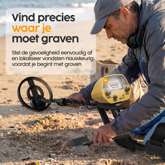 Infinity Goods Metalldetektor Advanced – Komplettset – Erwachsene & Kinder – Professionell