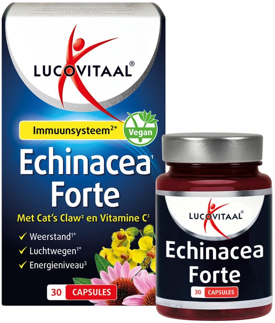 Lucovitaal Echinacea Forte mit Katzenkralle, 30 Kapseln