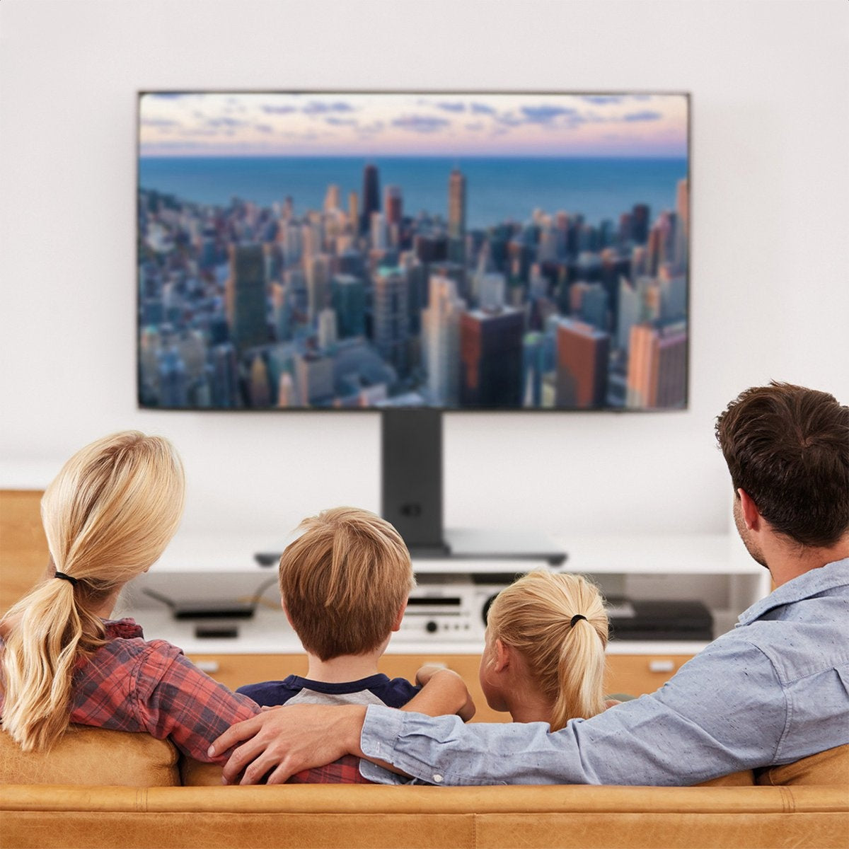 Auronic TV Stand - TV-Fuß - drehbar - verstellbar - neigbar - 26 bis 55 Zoll - Schwarz