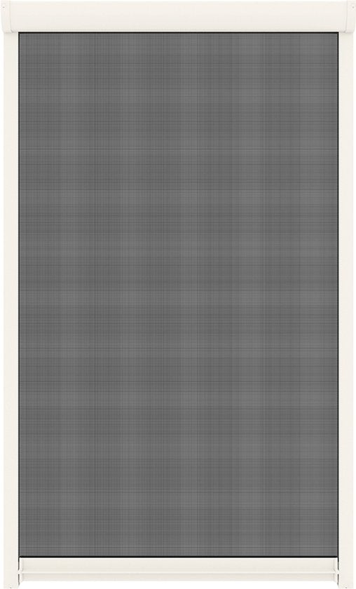 Livn Insektenschutzrollo Plus 65 x 155 cm, weiß – Automatisches Rollsystem mit Dämpfer – Das Netz wird in die Kassette aufgerollt – Montage an der Innen- oder Außenseite
