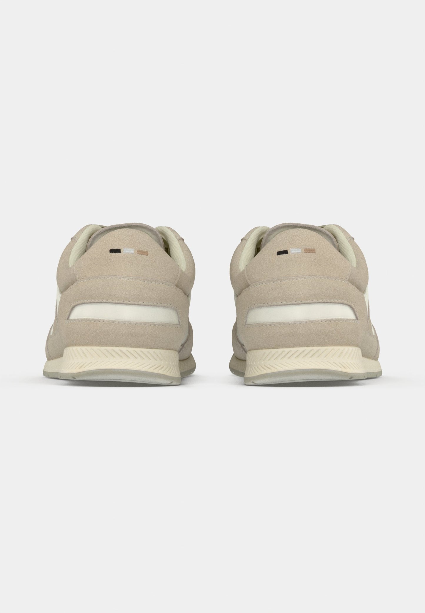 BOSS NITAN Sneaker – Leder & Textil – Open Beige