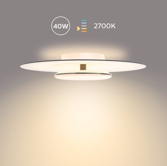 Philips Garnet Deckenleuchte - 27K - 40W - Weiß