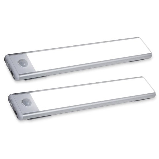 HandyLUX Slim Bright Power LED, 2 Stück – Magnetische Power-LED-Leiste mit Bewegungssensor – Kabellos, leicht und überall einsetzbar