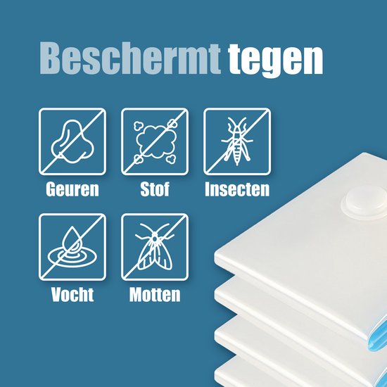 Travelly® Vakuumbeutel & Reisebeutel Set - Aufbewahrung von Kleidung & Reisen - Luftdicht - Inklusive Pumpe - Wiederverwendbar - Platzsparend - Set mit 24 Stück - Transparent