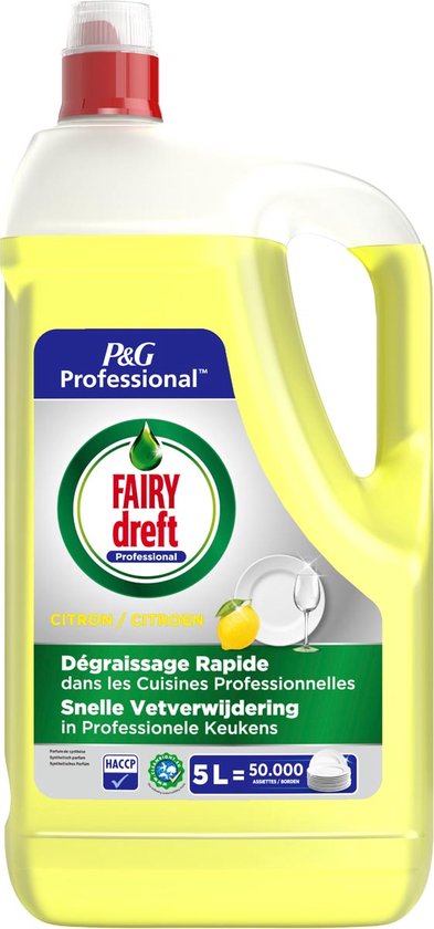 Dreft Spülmittel Zitrone – 2 x 5 Liter – Vorteilspackung