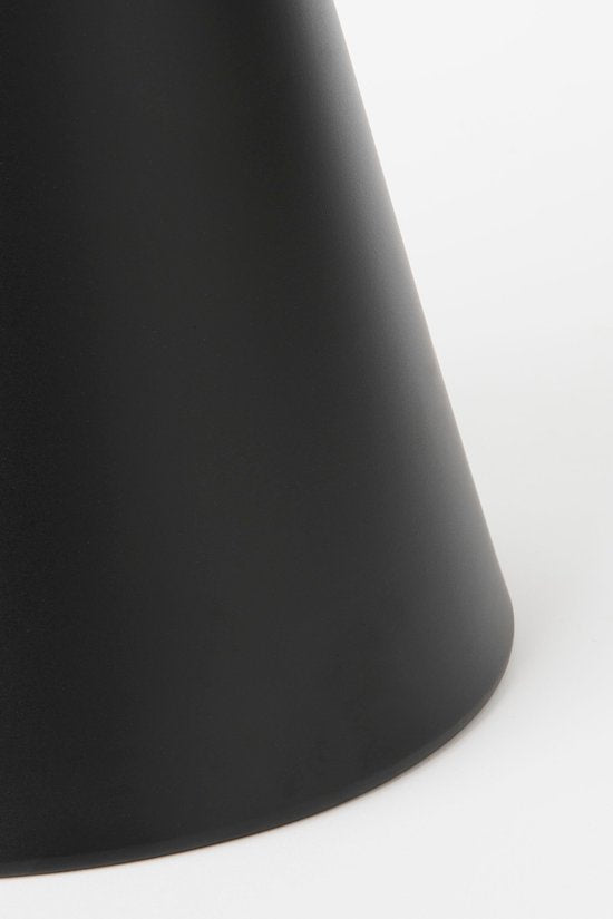 Mica Decorations Royale Beistelltisch - H55 x Ø40 cm - Metall - Schwarz