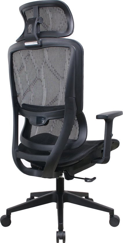 GAME HERO® Trader X1 Ergonomischer Bürostuhl - Bürostuhl für Erwachsene - 130KG - Schwarz