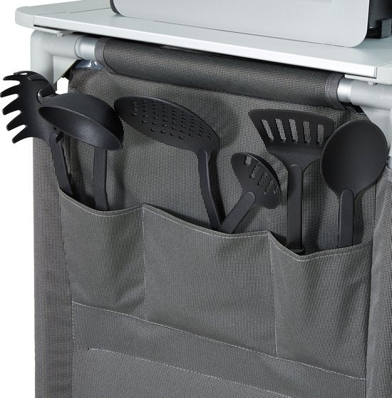 tectake - Campingküche Campingküche - inkl. Windschutz und Ablagefächer - 116x52x107cm - 402920