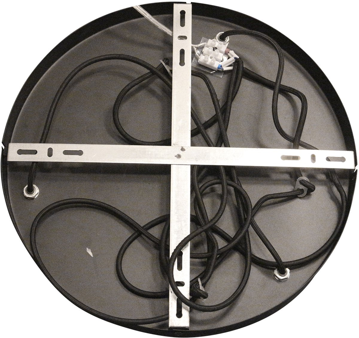 Steinhauer - Pendelleuchte - Bollique LED - schwarz - Glas Metall - Ø 40cm - E27 - 3123ZW