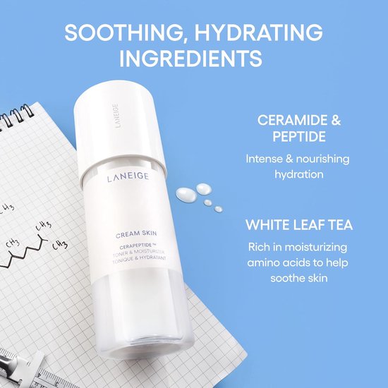 Laneige – Cream Skin – Refiner – Cerapeptide Toner – Feuchtigkeitscreme – 170 ml