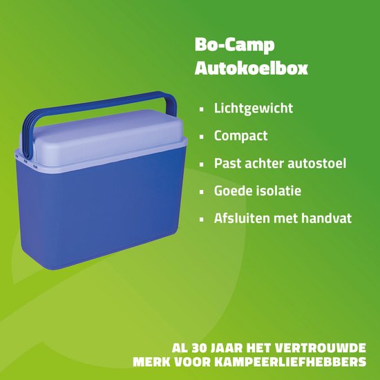 Bo-Camp - Autokühlbox - Arktis - Blau - Polyethylen - 12 Liter