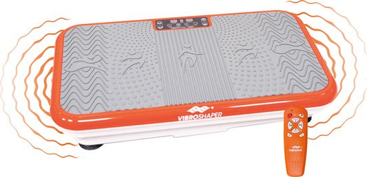 Vibro Shaper – Vibrationsplatte mit Oszillationstechnologie strafft den Körper – Powerplate trainiert alle Muskelgruppen – inklusive Power-Stretchbänder