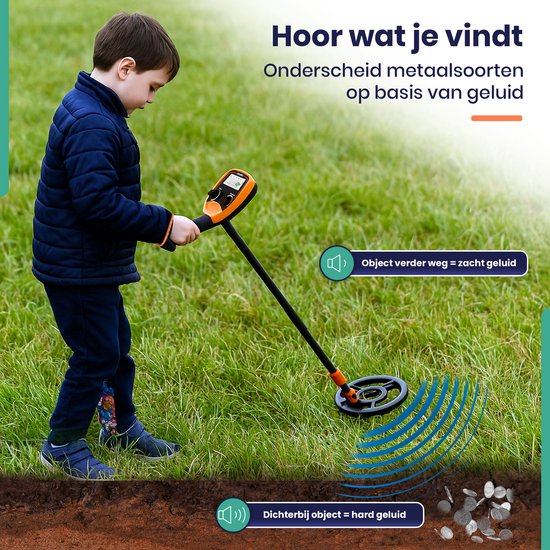 ODESSEY Metalldetektor für Kinder - Starter Set - Drahtlos - Kinder - Junior Huntsman
