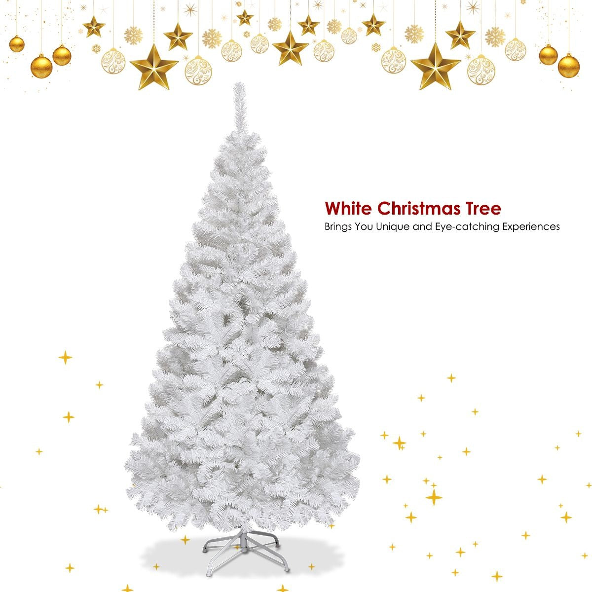 Künstlicher Weihnachtsbaum Coast - 180cm - 650 Zweige - Weiß