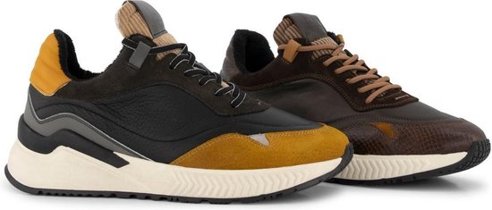 DenBroeck Baxter St. - Casual Leder Herren Turnschuhe - Grau - Größe 44