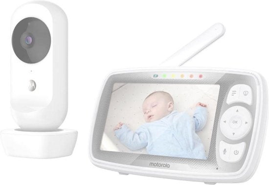 Motorola EASE44 Connect - Wi-Fi-Babyphone mit Kamera und App - HD-Video-Streaming - Viele Funktionen