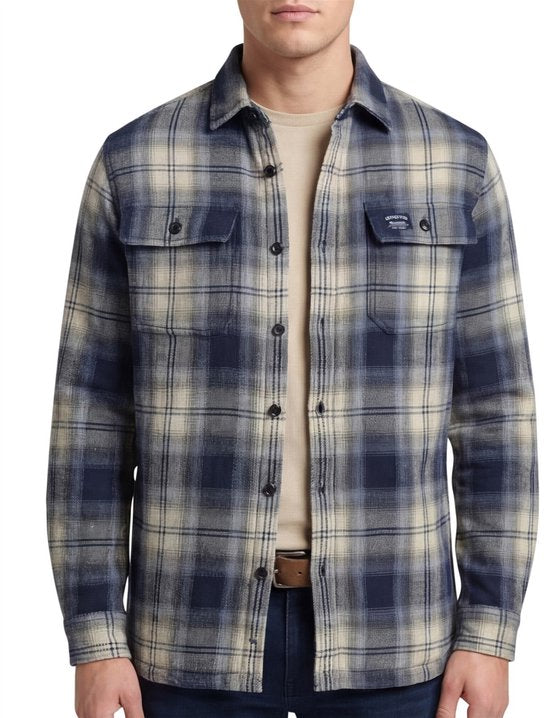 Superdry – Miller Jacke, Wolle, Blau – Herren – Größe XL – Modern-Fit