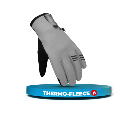 Mivelo Winterhandschuhe - Wind- und wasserdicht - warm - Touchscreen & Anti-Rutsch - voll reflektierend - Größe M