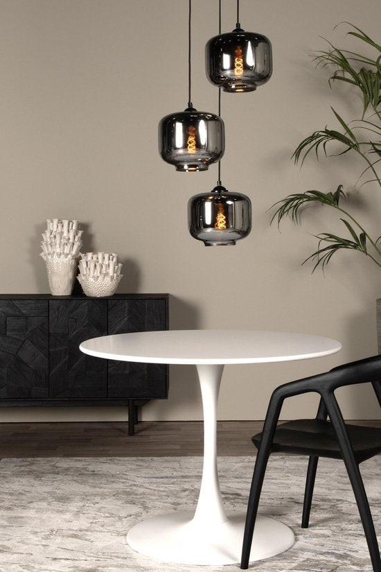 Lucide MEDINE – Hängeleuchte – Ø 46 cm – 3xE27 – Fumé