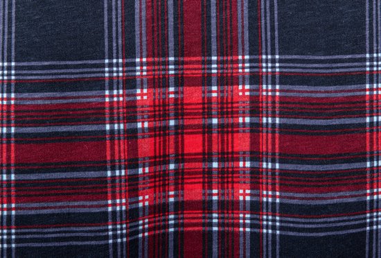 Milanoro - 2er Set Pyjamahose aus Baumwolle für Herren - Anthrazit/Schwarz-Weiß kariert - XL