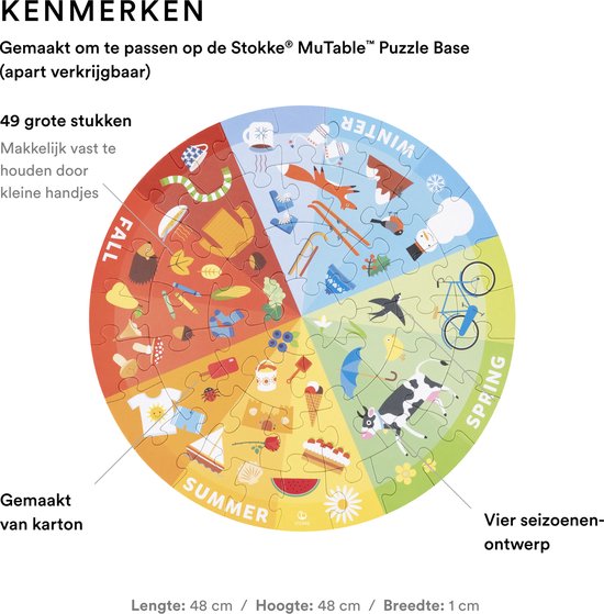Stokke® MUtable™ V2 Puzzle – Vier Jahreszeiten