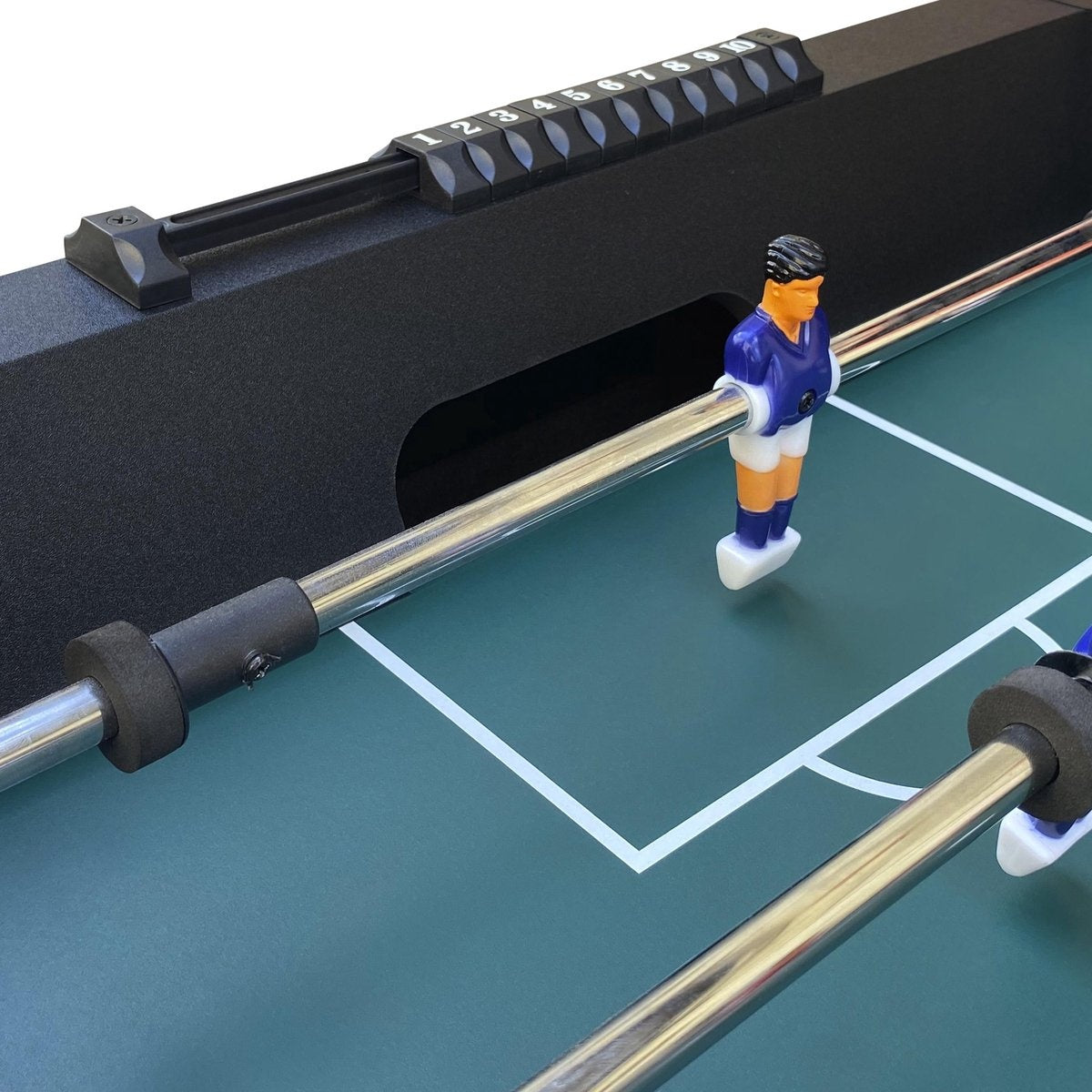Cougar Scorpion Kick TS klappbarer Fußballtisch - Kickertisch - Schwarz